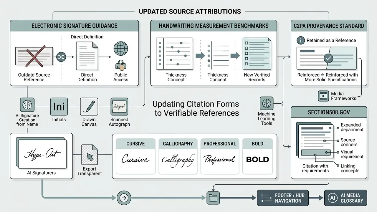 Process map showing the transition from outdated citation forms to verifiable reference standards
