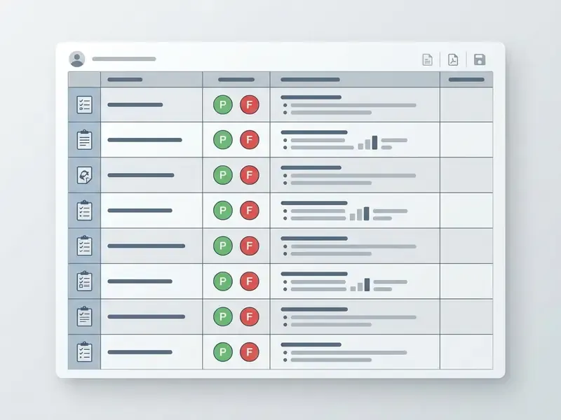 Interactive B2B IP indemnification review checklist with pass or fail toggles and export to PDF options