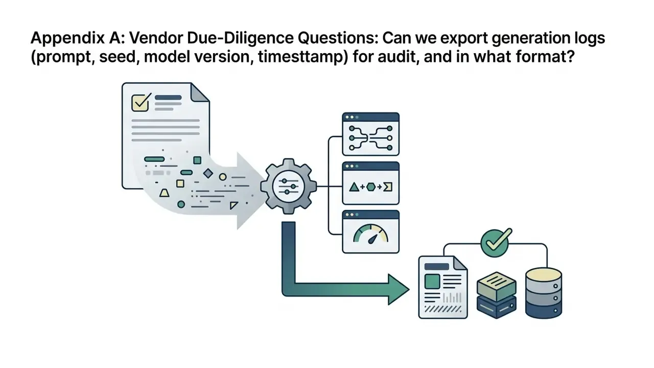 Data document feeding into a central gear mechanism that outputs logs to storage and audit systems