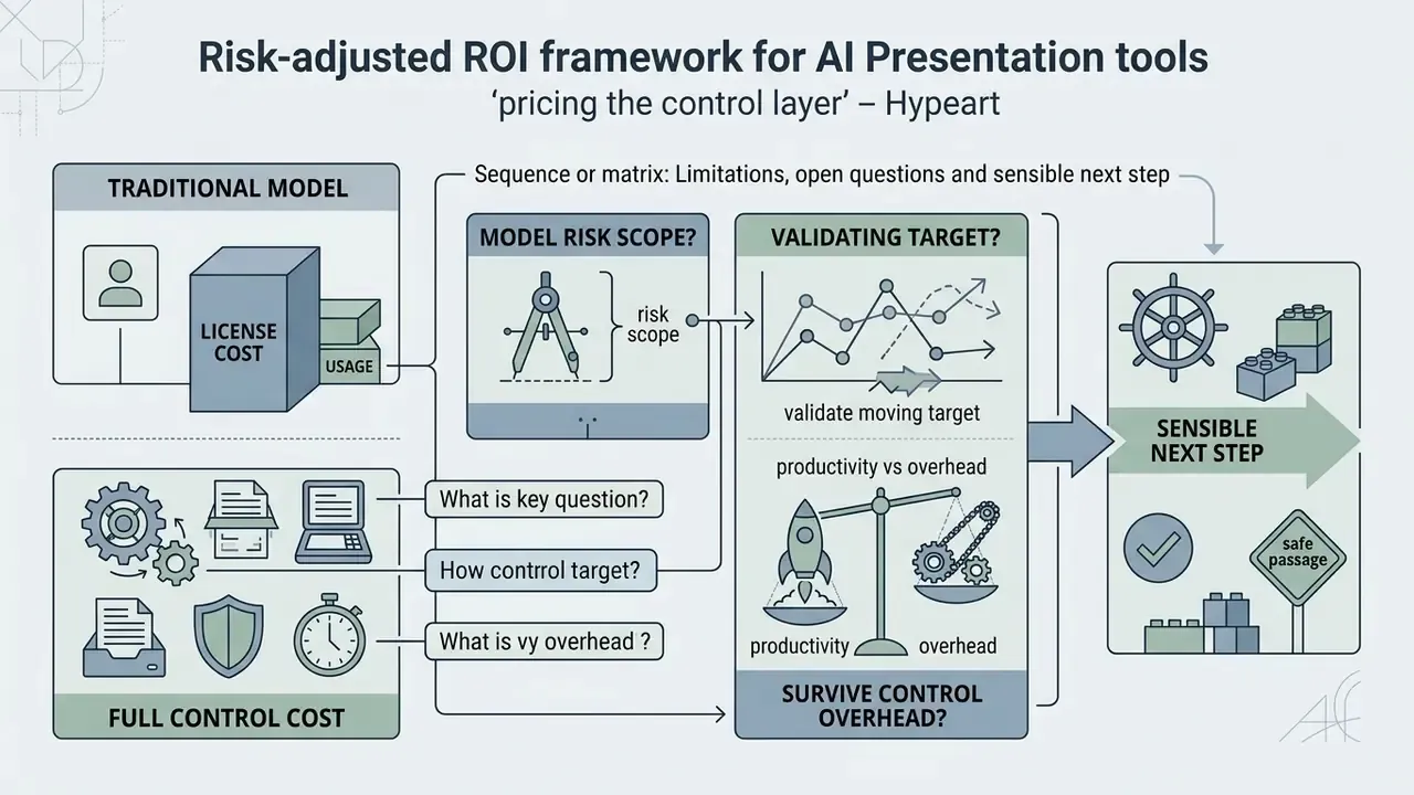 Risk assessment framework comparing traditional costs against model validation and control overhead