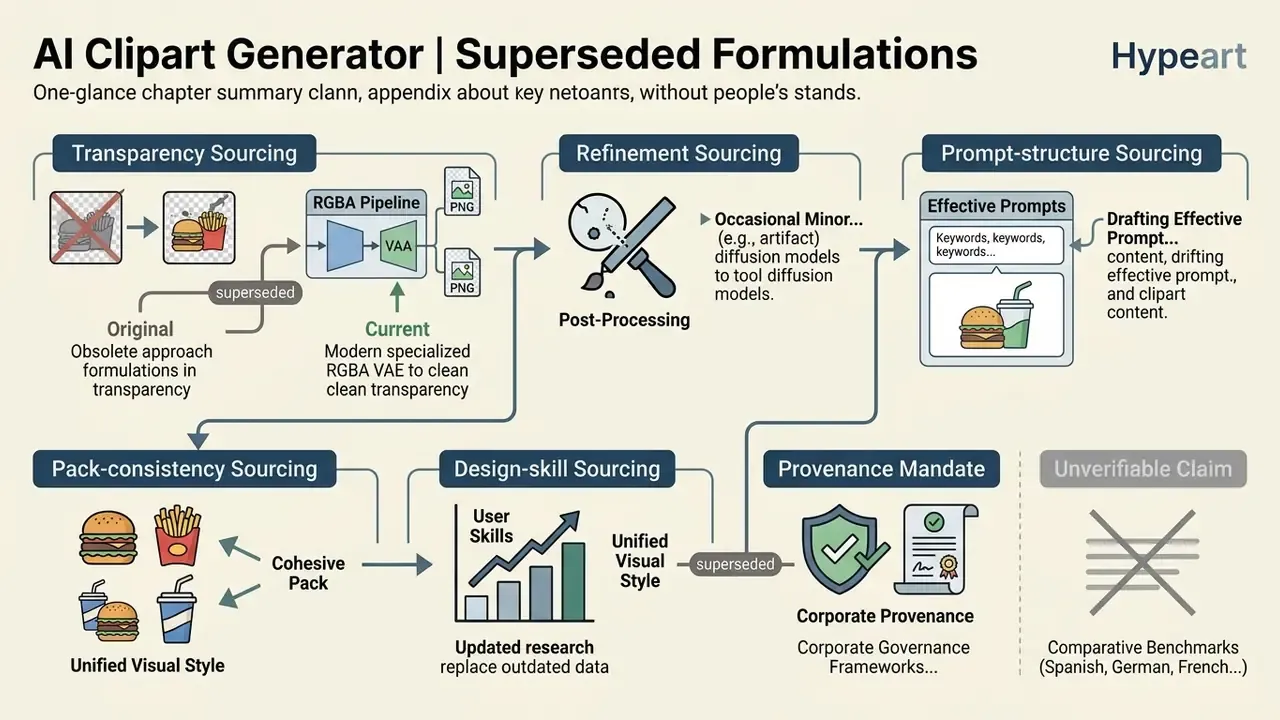 Systematic overview of superseded technical processes for generating and refining digital graphic assets
