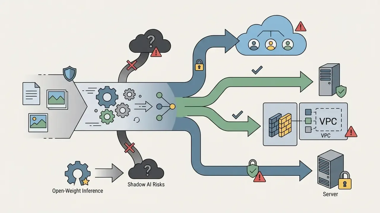 Diagram showing data processing paths from input files to various deployment and security environments