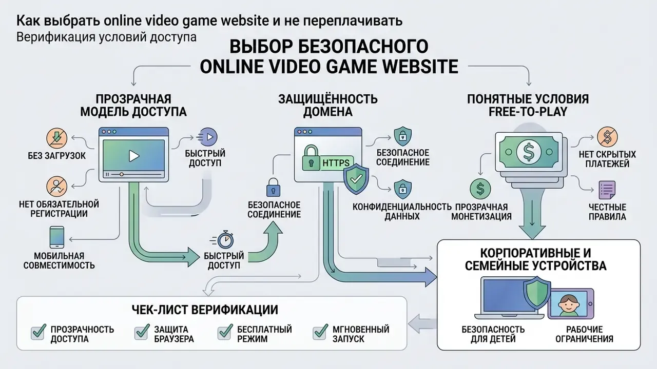 Схема критериев проверки игровых ресурсов с акцентом на безопасность, прозрачность и защиту данных