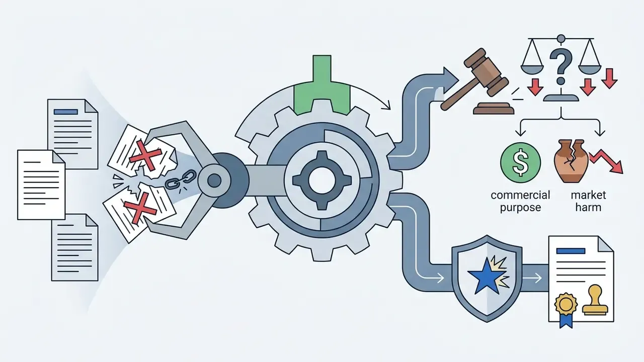 Mechanical claw processing documents into legal gavel outcomes or protected certified assets