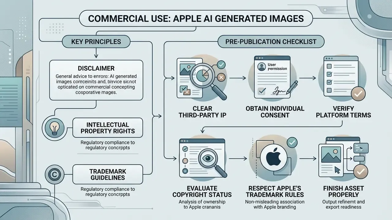 Step-by-step guide outlining key principles and a pre-publication checklist for commercial image use