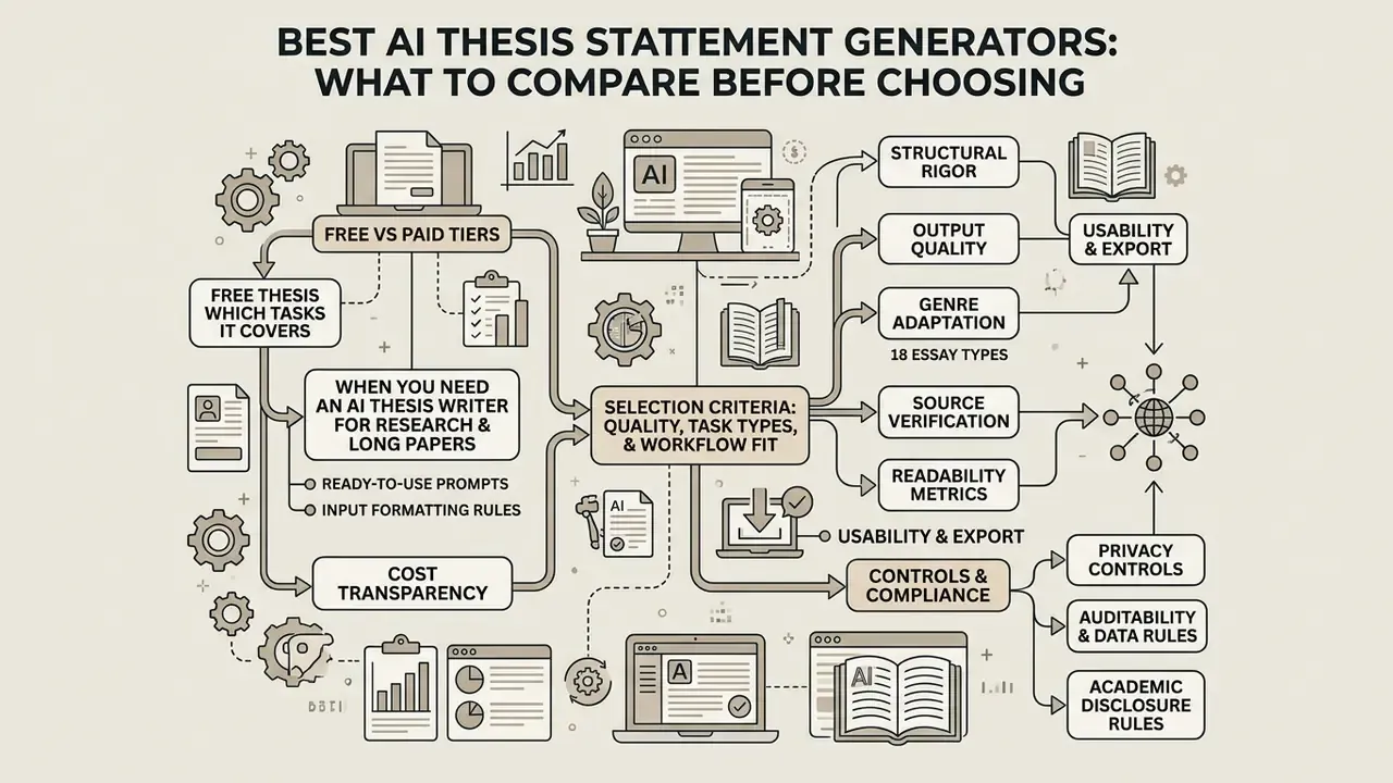 Systematic map detailing evaluation metrics for academic software including cost, workflow, and compliance