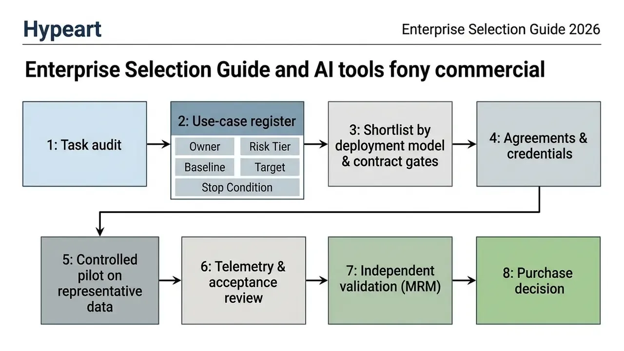 Eight-step sequential process for evaluating and adopting new enterprise software solutions