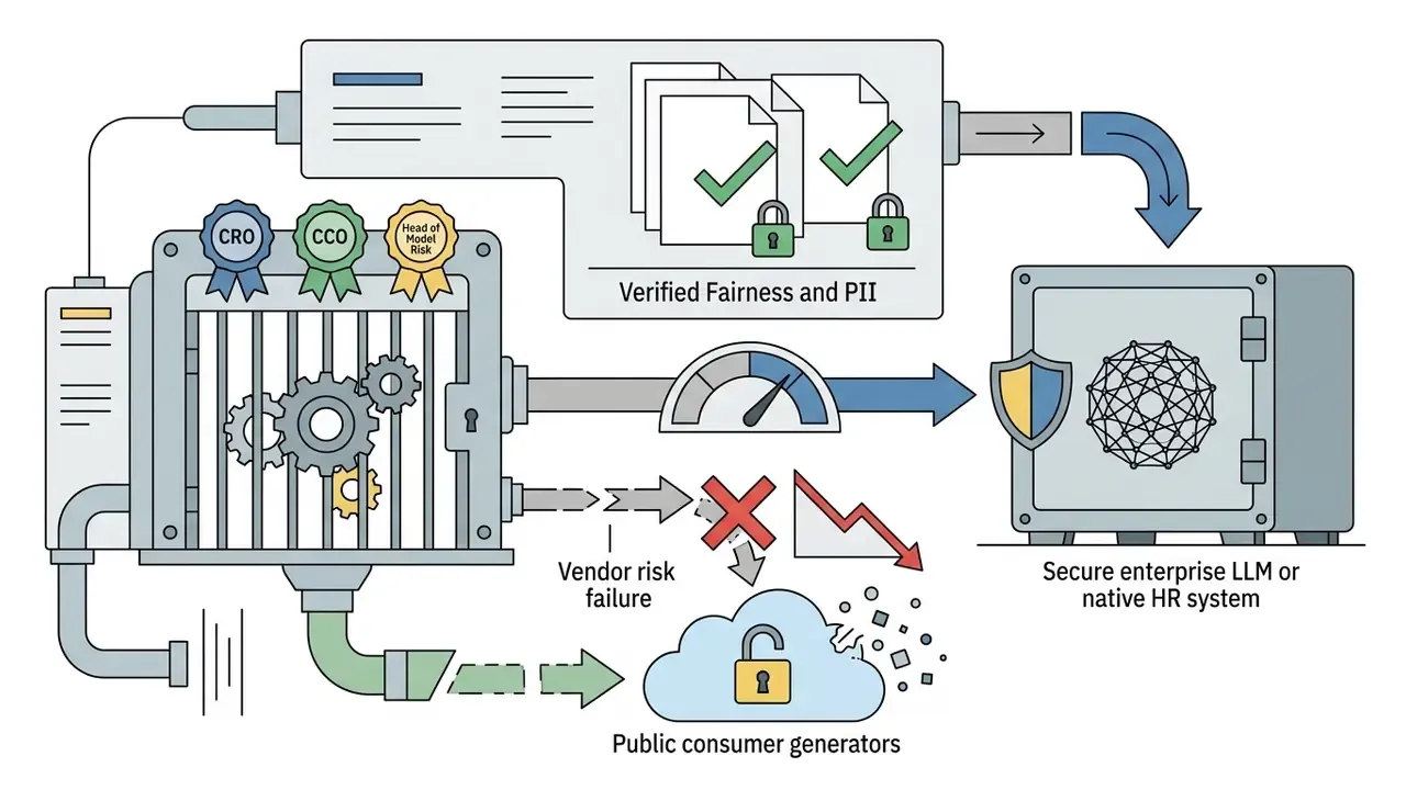 Gear mechanism processing data into a secure vault while rejecting public consumer generator pathways
