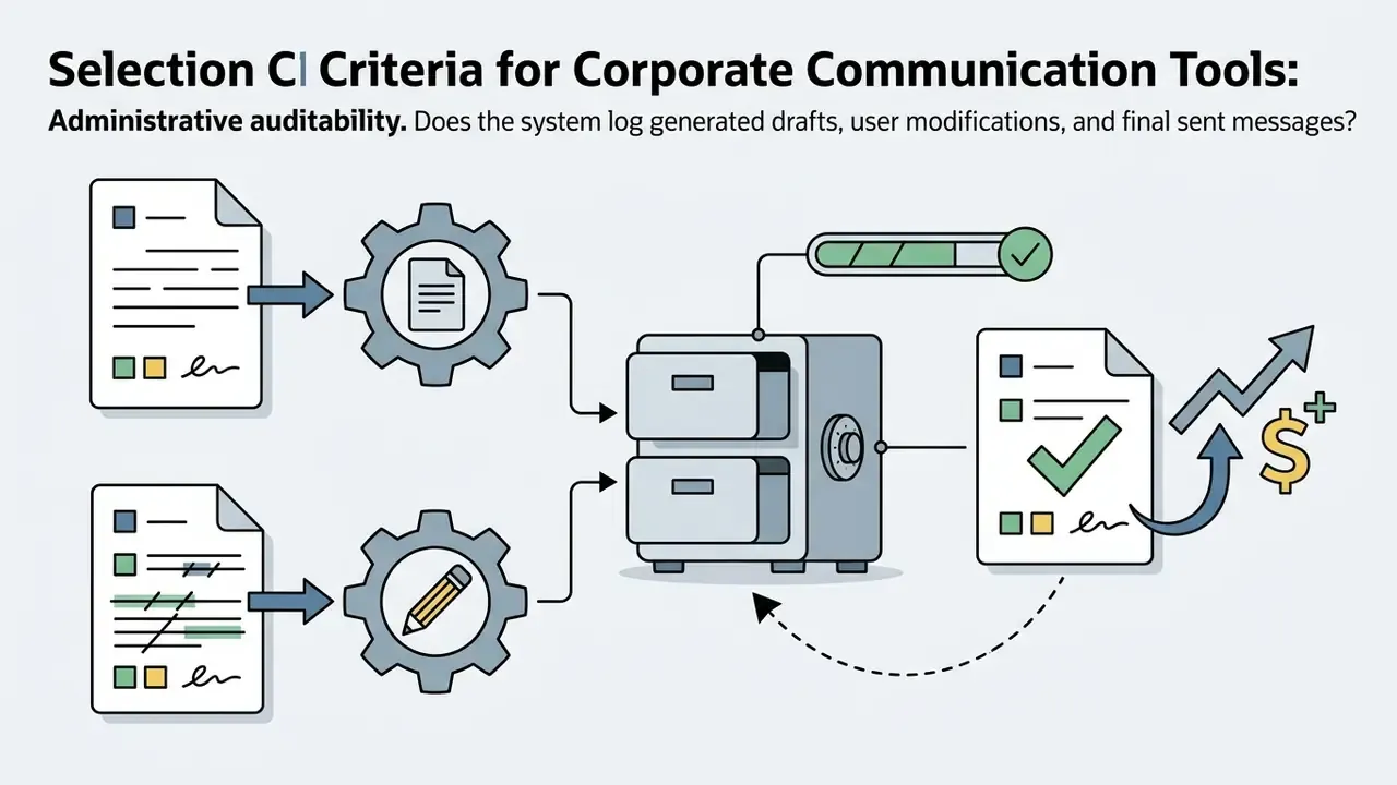 Files and editing tools feeding into a secure cabinet to create verified documents with financial gain
