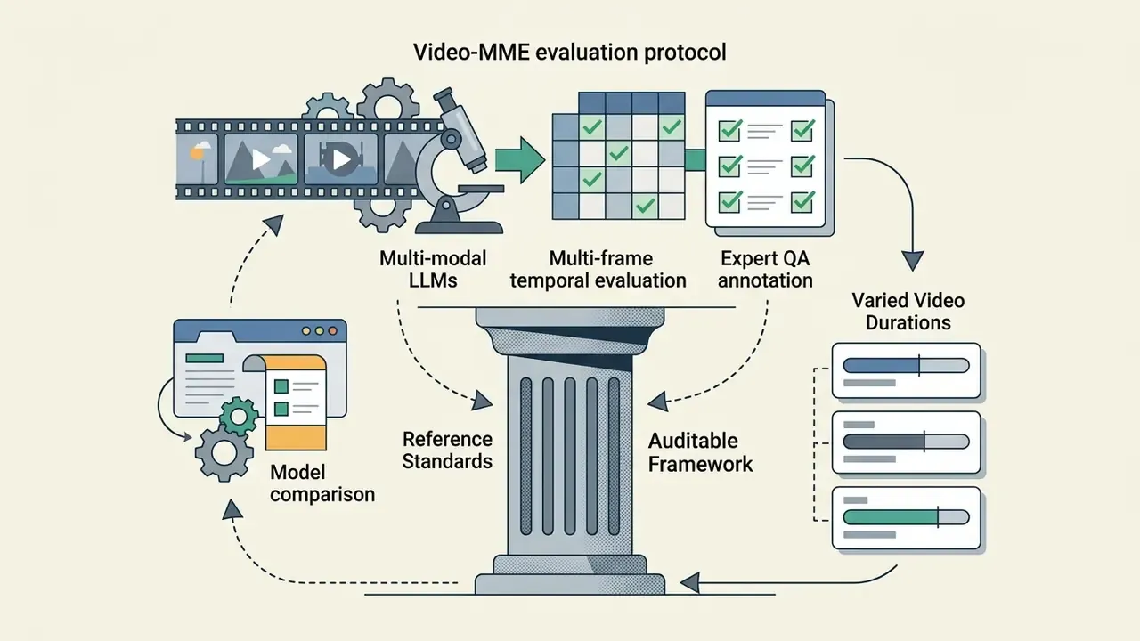 Video frames analyzed by a microscope to generate temporal evaluations and expert annotations for AI models