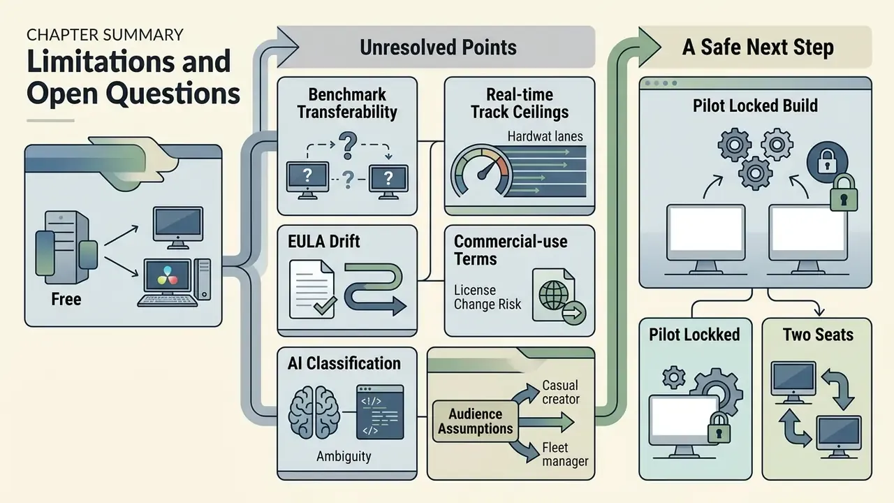 Unresolved software evaluation points and a suggested pilot program for two workstations
