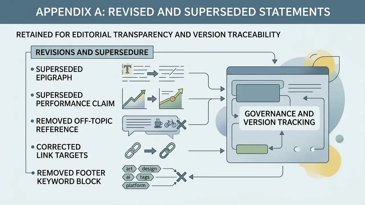 Summary of document revisions including superseded claims and removed content for version tracking