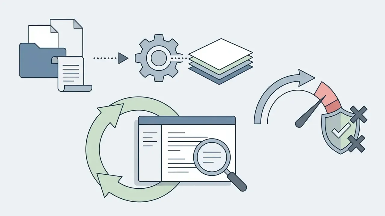 Documents feeding into a gear mechanism to generate slides with a monitoring gauge and security shield