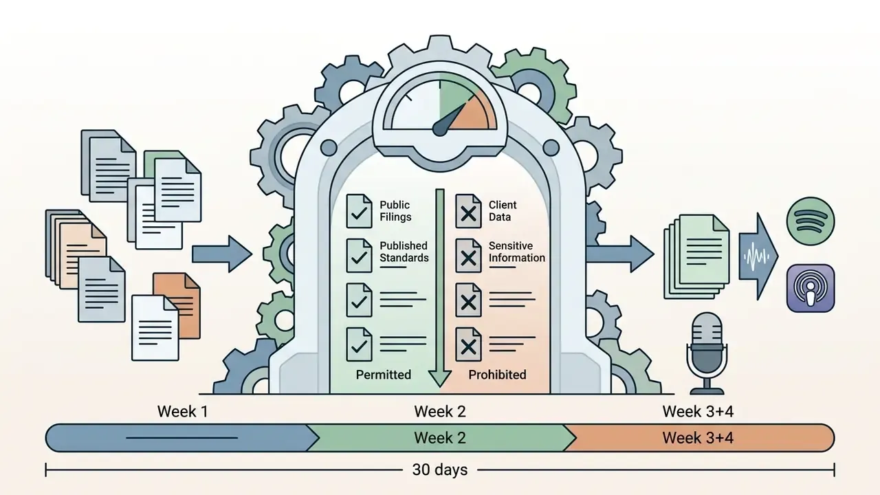 Document classification gate separating permitted public files from prohibited sensitive data