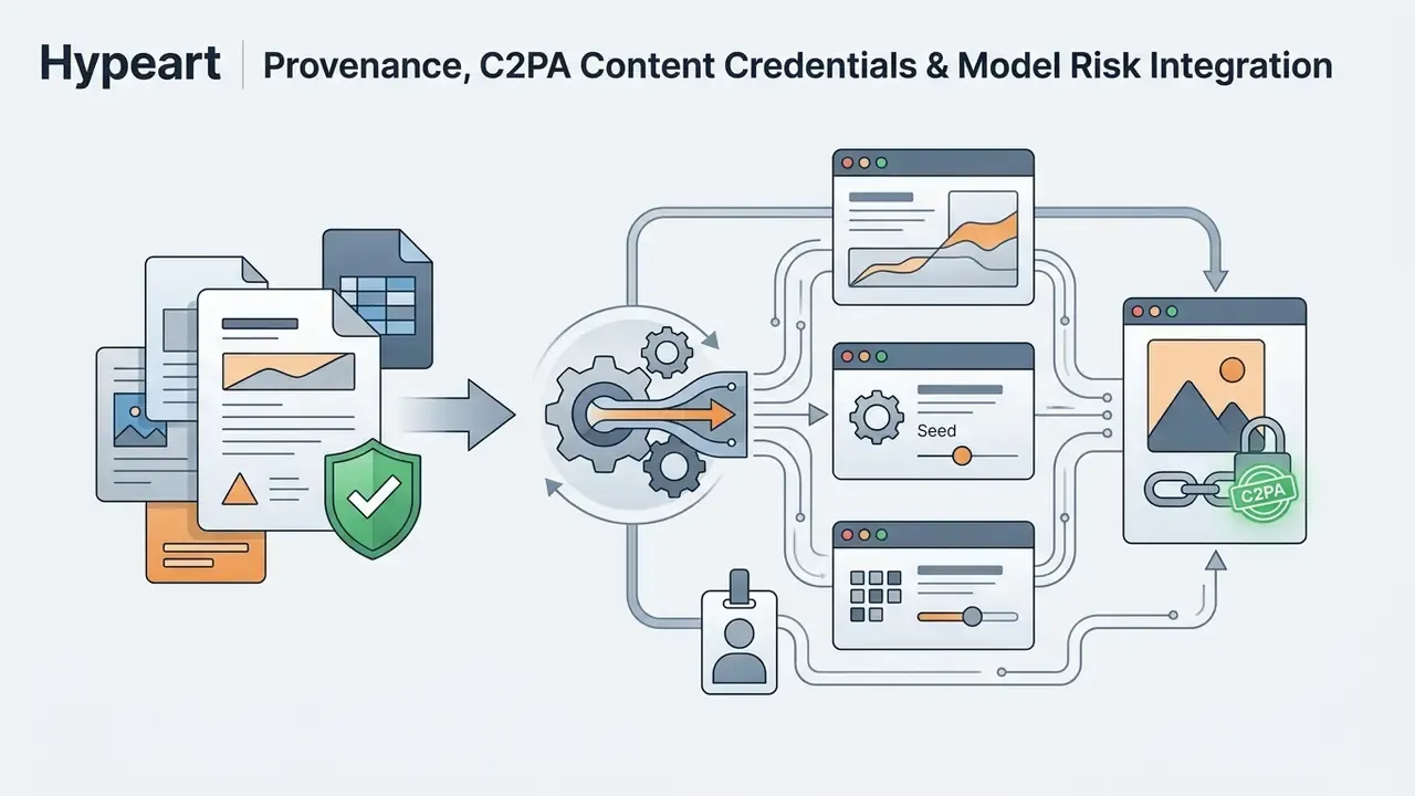 Documents and settings flowing through a central gear mechanism into a secured digital output window