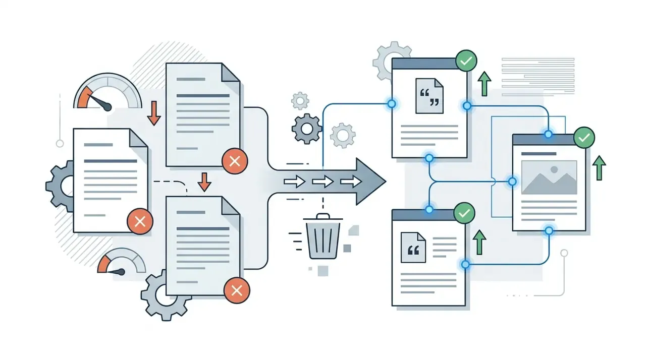 Process of replacing outdated academic citations with verified sources and image assets