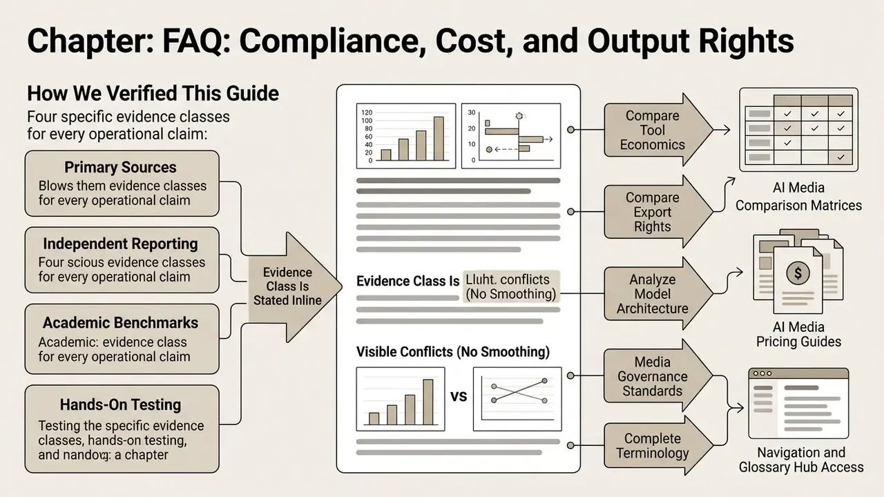 Infographic mapping evidence classes to research methods and documentation for content verification