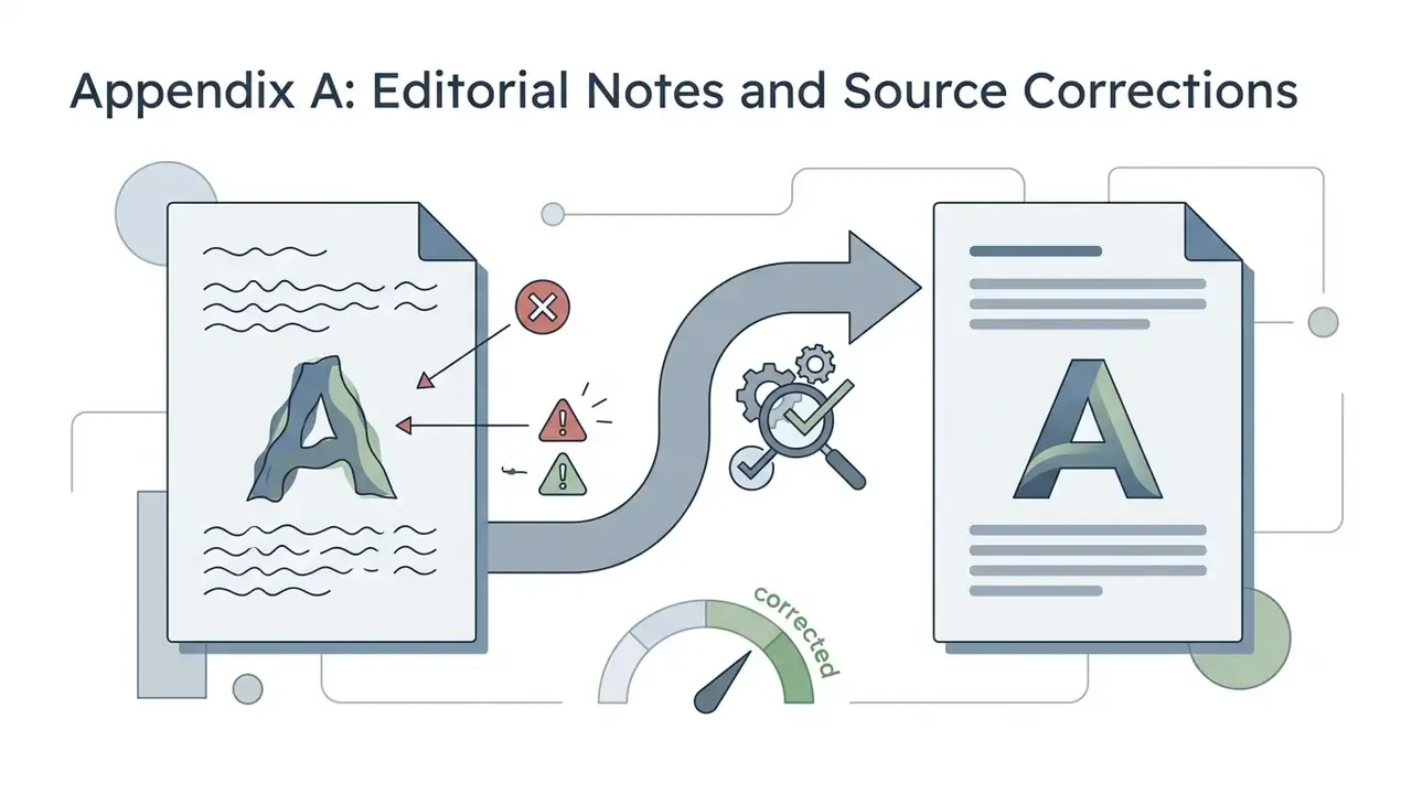 Document with a flawed letter A being processed through a gear mechanism into a corrected version