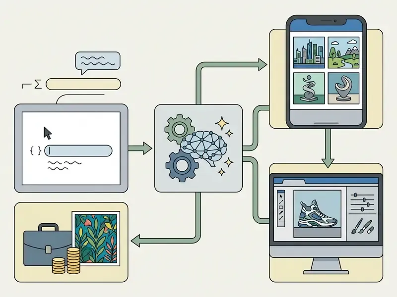 ## Copilot AI Image Generator: End-to-end user workflow from prompt entry to final export
