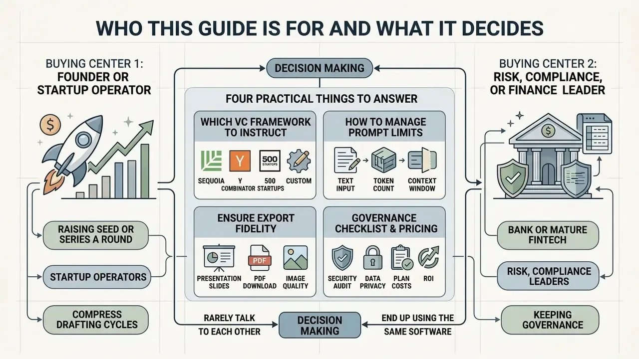 Diagram comparing the priorities of startup founders and finance leaders using the same software